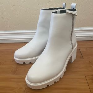 Nicola Lug-Sole Booties